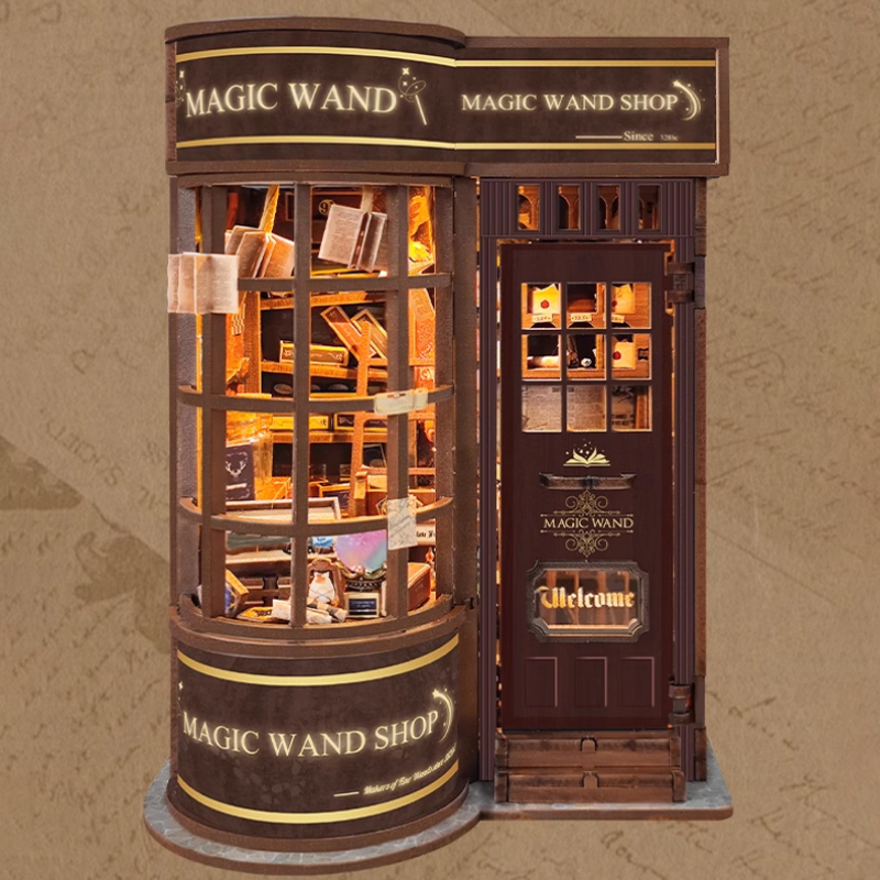 DIY Wooden Book Nook Kit Magic - Lighting Decor Store ulasan dan harga
