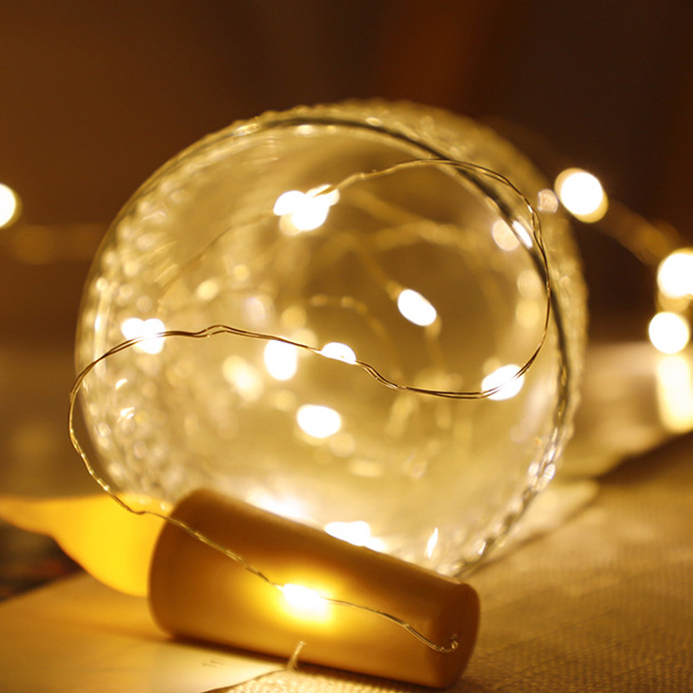 6Pcs Wine Bottle String Light  - Decor Lighting Cork ulasan dan harga