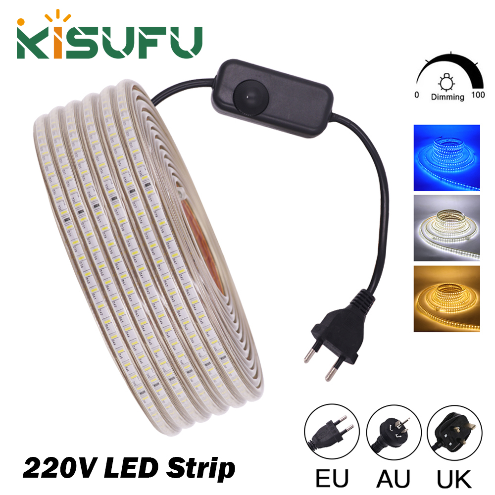 220V LED Strip With Dimmer EU/ - Decor Lighting Uk ulasan dan harga