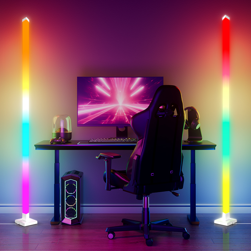 RGB Dimmable Smart Standing LE - Lighting Decoration Stand ulasan dan harga