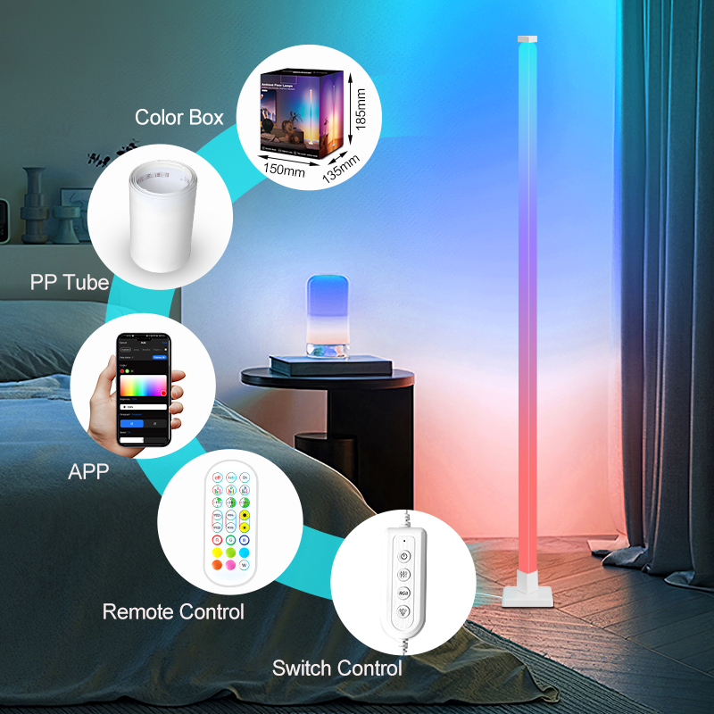 RGB Dimmable Smart Standing LE - Lighting Decoration Stand ulasan dan harga