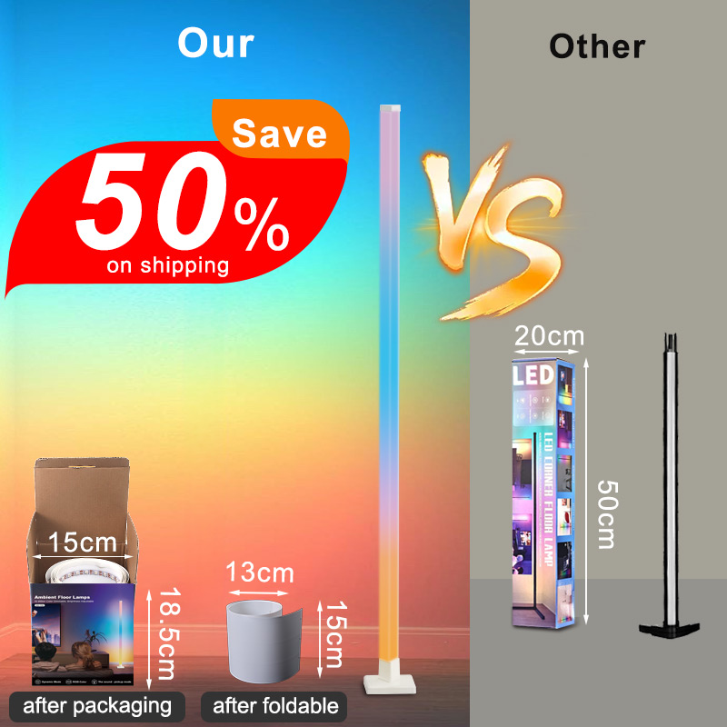 RGB Dimmable Smart Standing LE - Lighting Decoration Stand ulasan dan harga