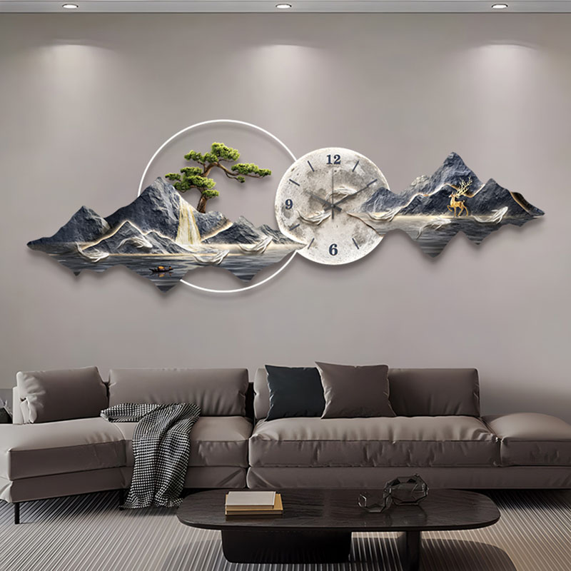 Living Room Wall Clocks Art Mu - Lighting Home Decor Wall Clocks ulasan dan harga