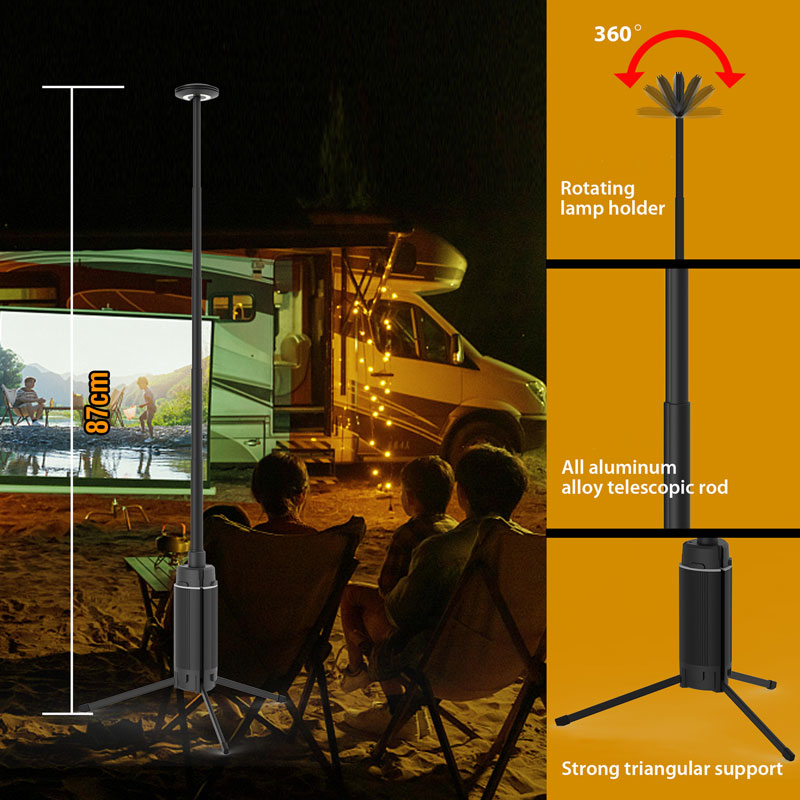 Portable Camping Lantern Teles - Floor Lamp Tripod ulasan dan harga