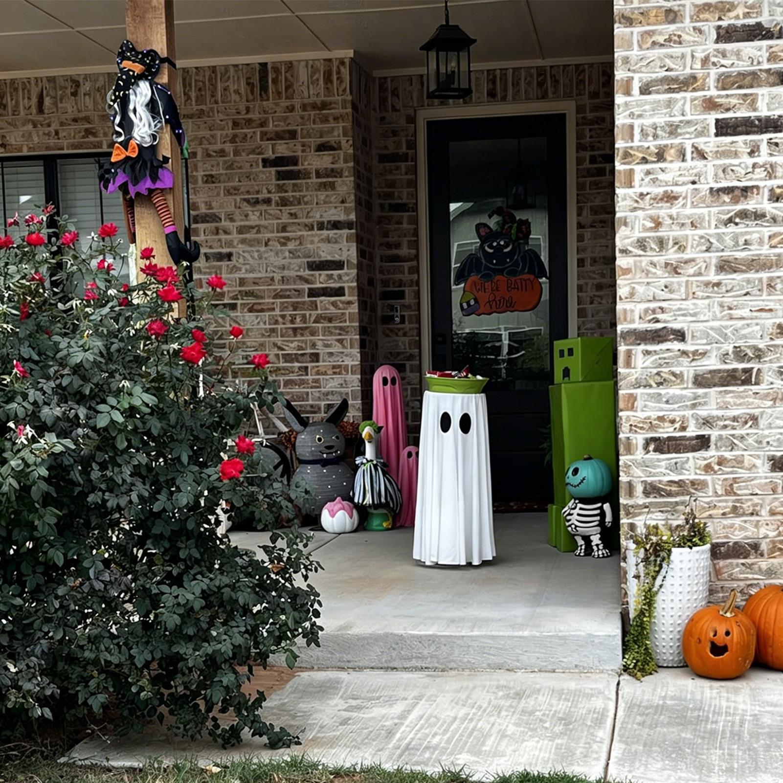 Halloween Ghost Decorations Ou - Lighting Decoration Stand ulasan dan harga