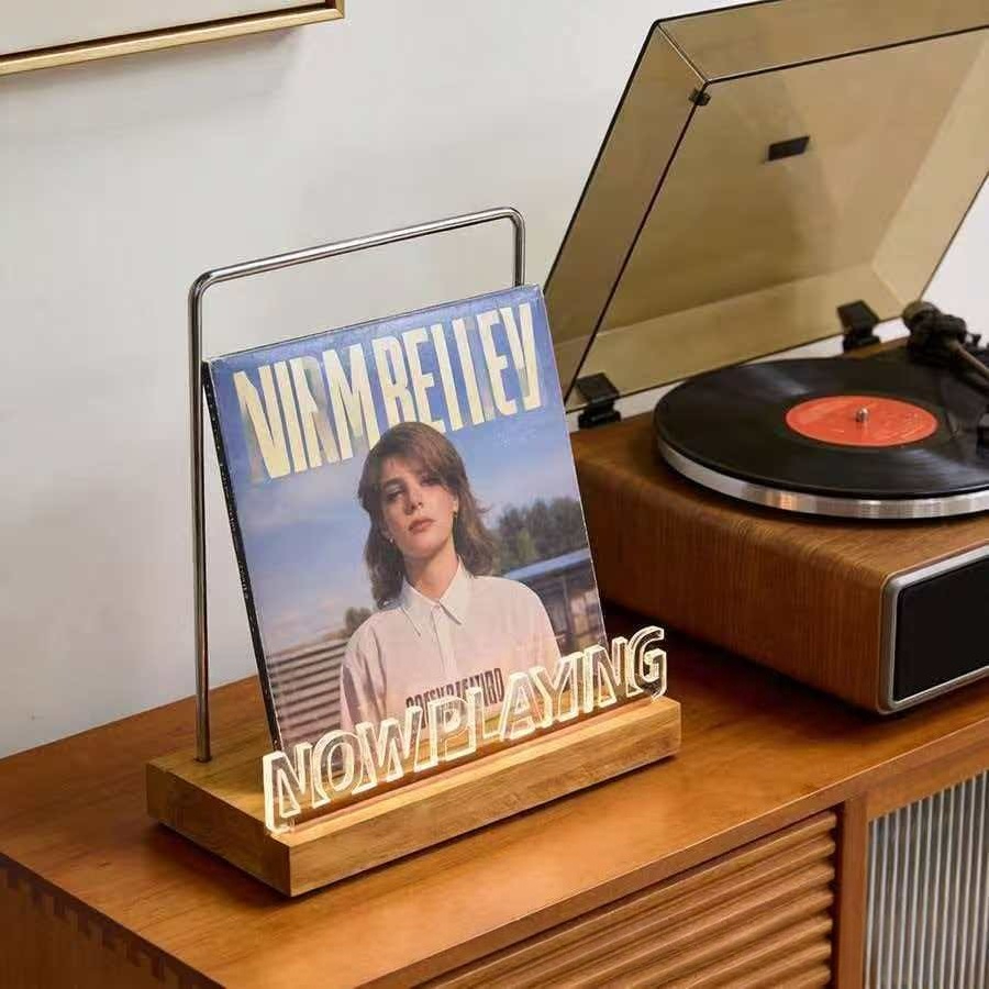 Light Up Vinyl Record Display  - Lighting Decoration Stand ulasan dan harga