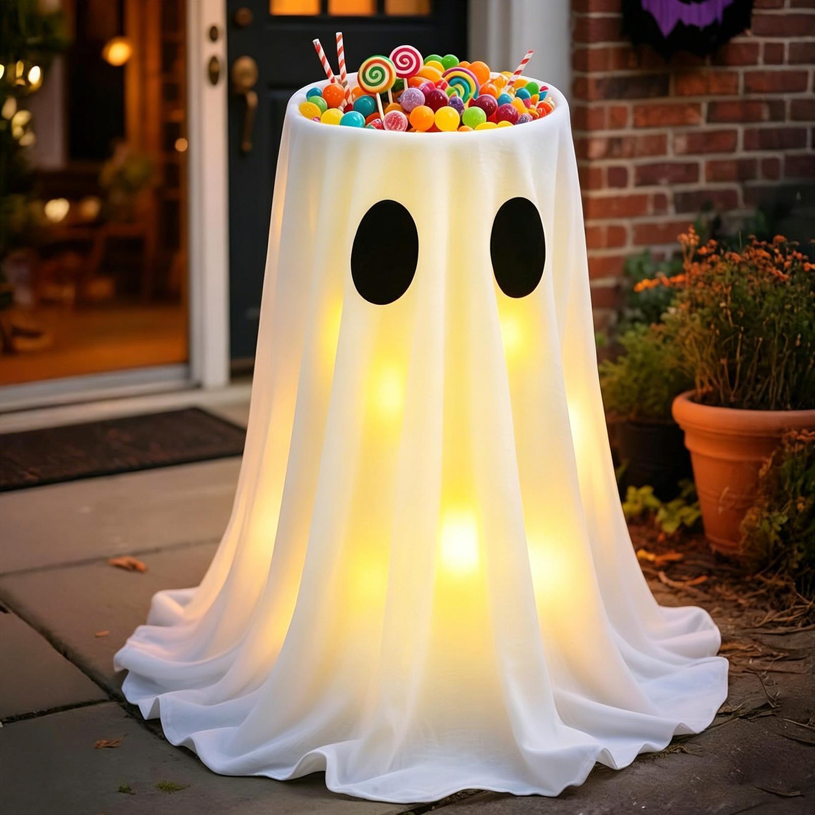 Ghost Halloween Decorations 8  - Lighting Decoration Stand ulasan dan harga