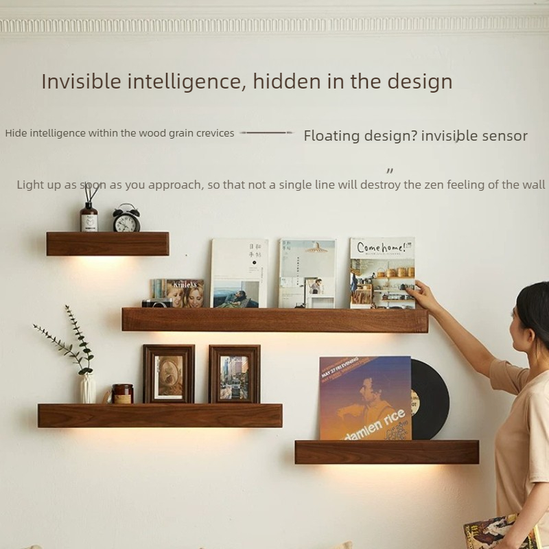 Solid Wood Wall Storage Shelf  - Lighting And Decor Magazine ulasan dan harga