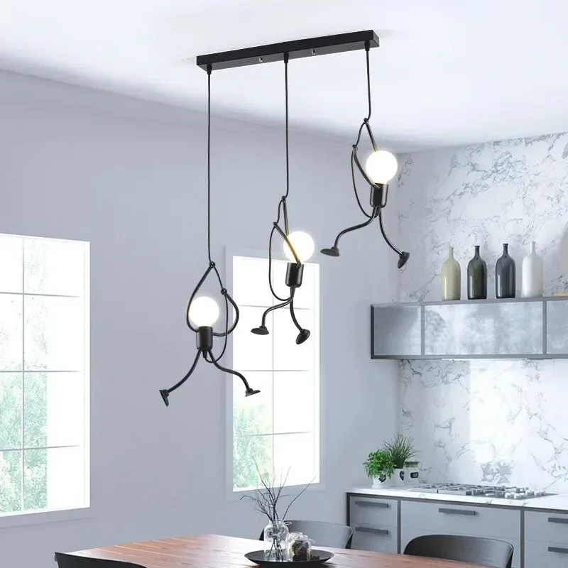 Retro Wrought Iron Chandelier  - Lighting Decor Store ulasan dan harga