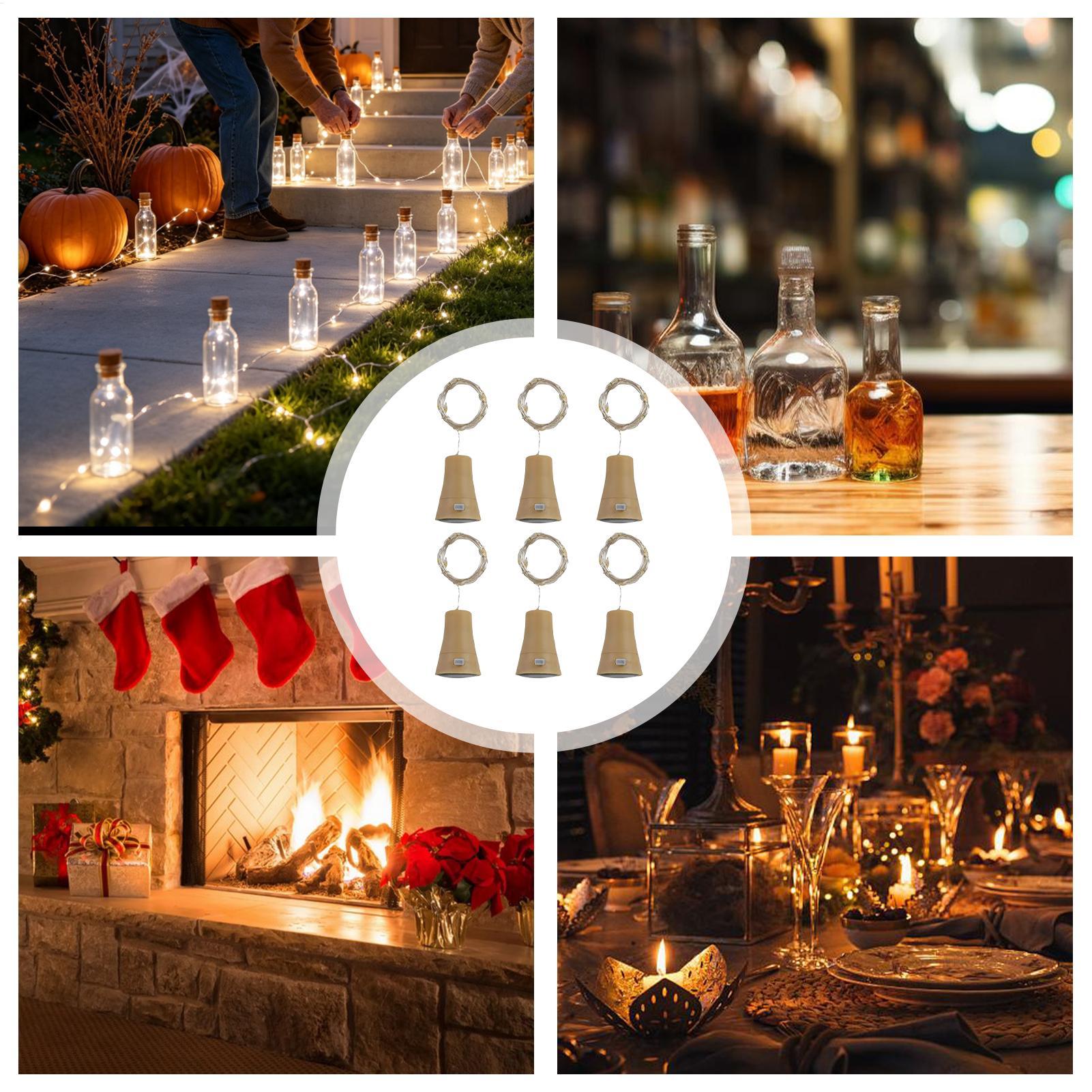 Wine Bottle Lights With Cork 6 - Decor Lighting Cork ulasan dan harga