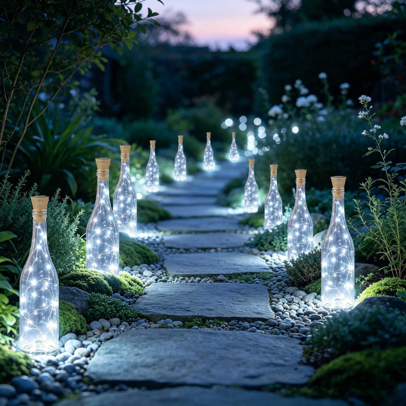 Wine Bottle Lights With Cork 6 - Decor Lighting Cork ulasan dan harga