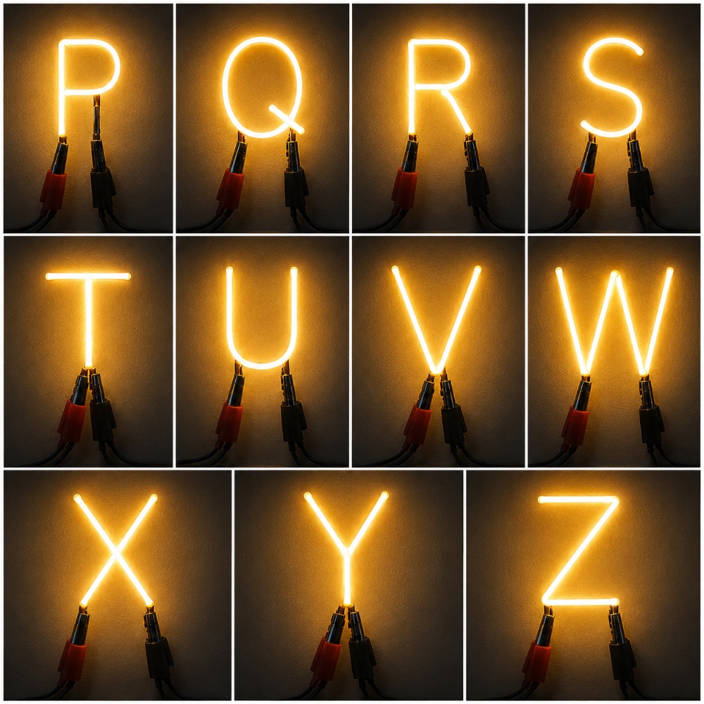 Freely Arrangeable 26 Letters  - Lighting Decor Store ulasan dan harga