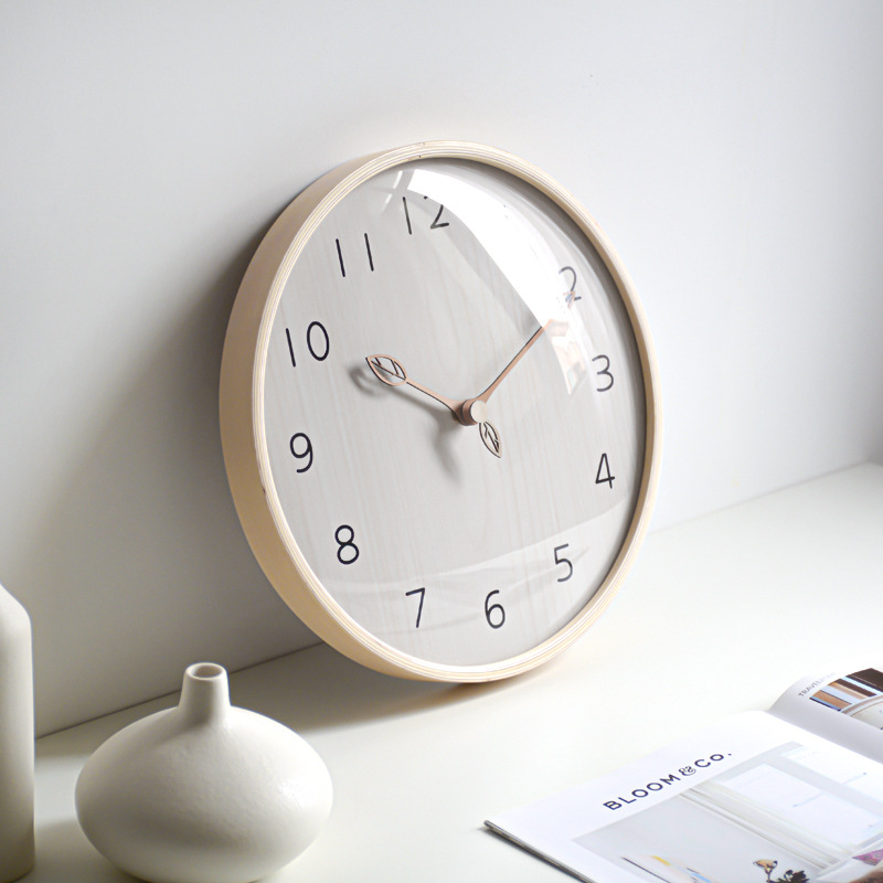 Nordic Style light Wooden Wall - Lighting Home Decor Wall Clocks ulasan dan harga