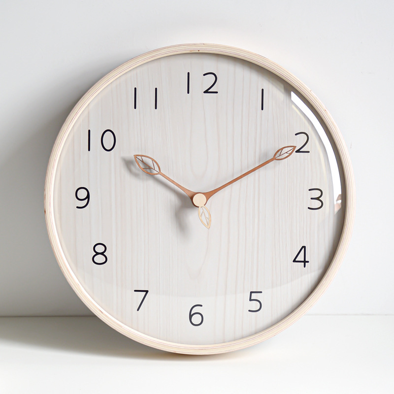 Nordic Style light Wooden Wall - Lighting Home Decor Wall Clocks ulasan dan harga