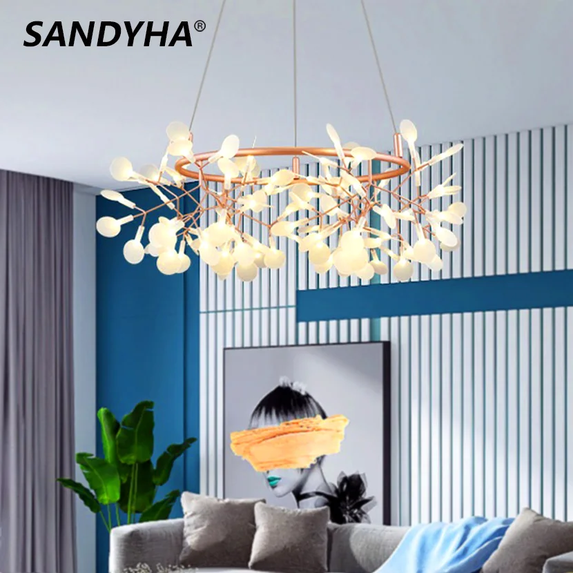 Modern LED Firefly Chandelier  - Decor Lighting The Parade ulasan dan harga