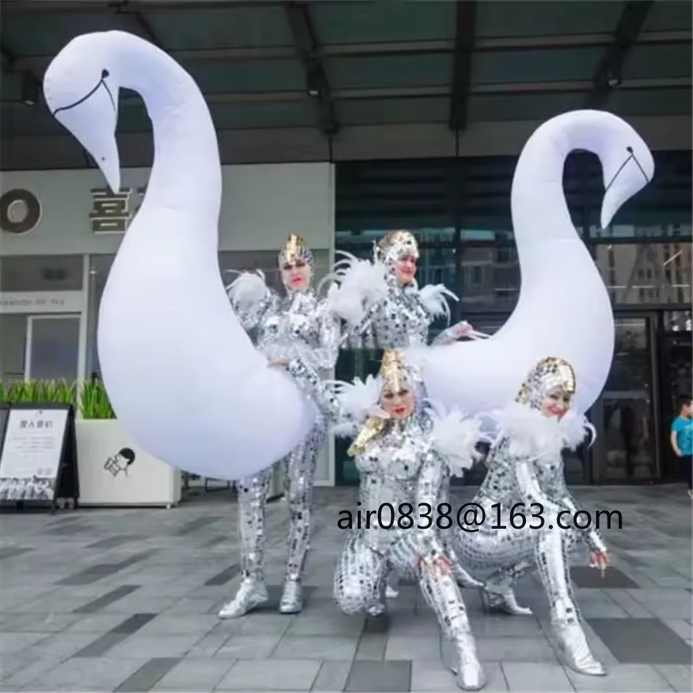 Wearable Inflatable Swan Costu - Decor Lighting The Parade ulasan dan harga