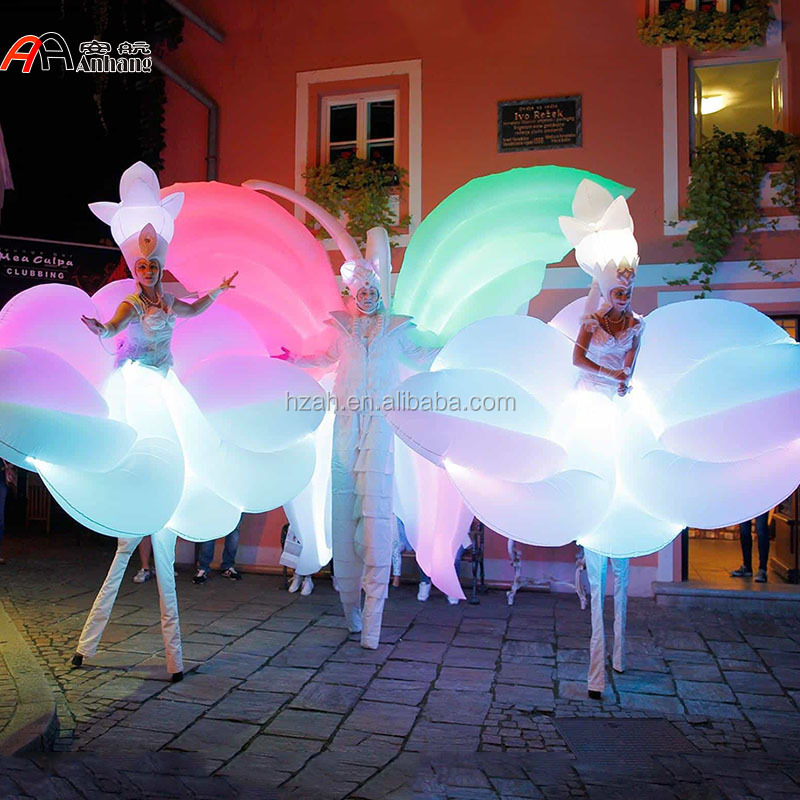 Fancy White Inflatable Flower  - Decor Lighting The Parade ulasan dan harga